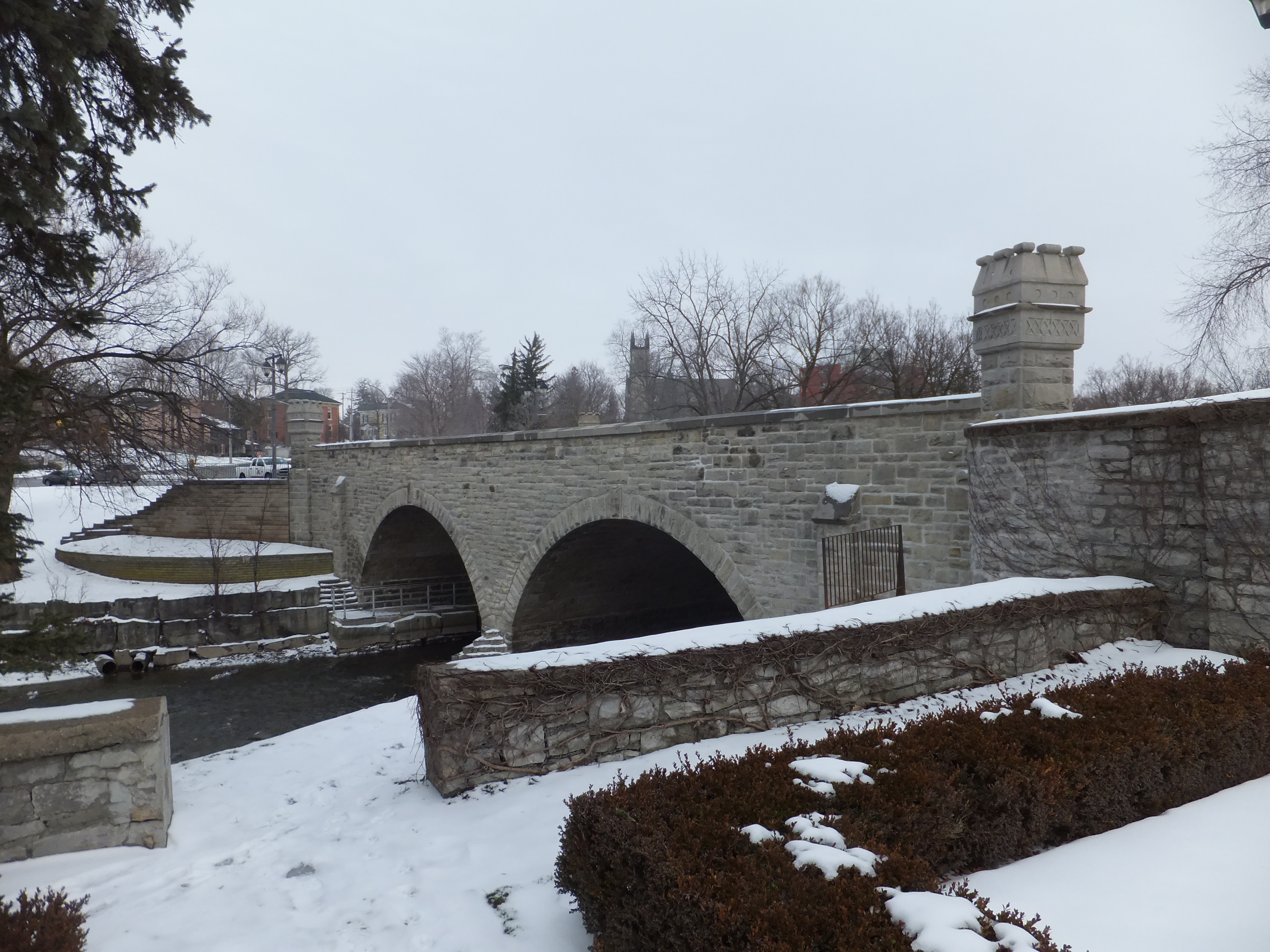 Stone arch bridge